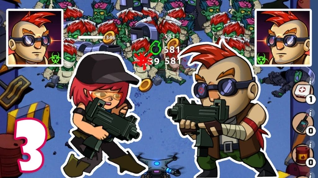 لعبة Zombie Idle Defense مهكرة - مصدر جوجل بلاي
